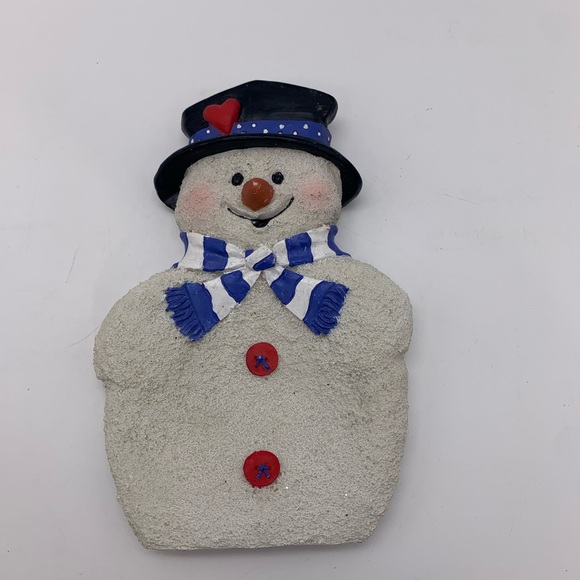 Frosty The Snowman Vtg. 3pc. Toilet Paper,Toothbrush, Soap Holder Christmas Set - Picture 12 of 13